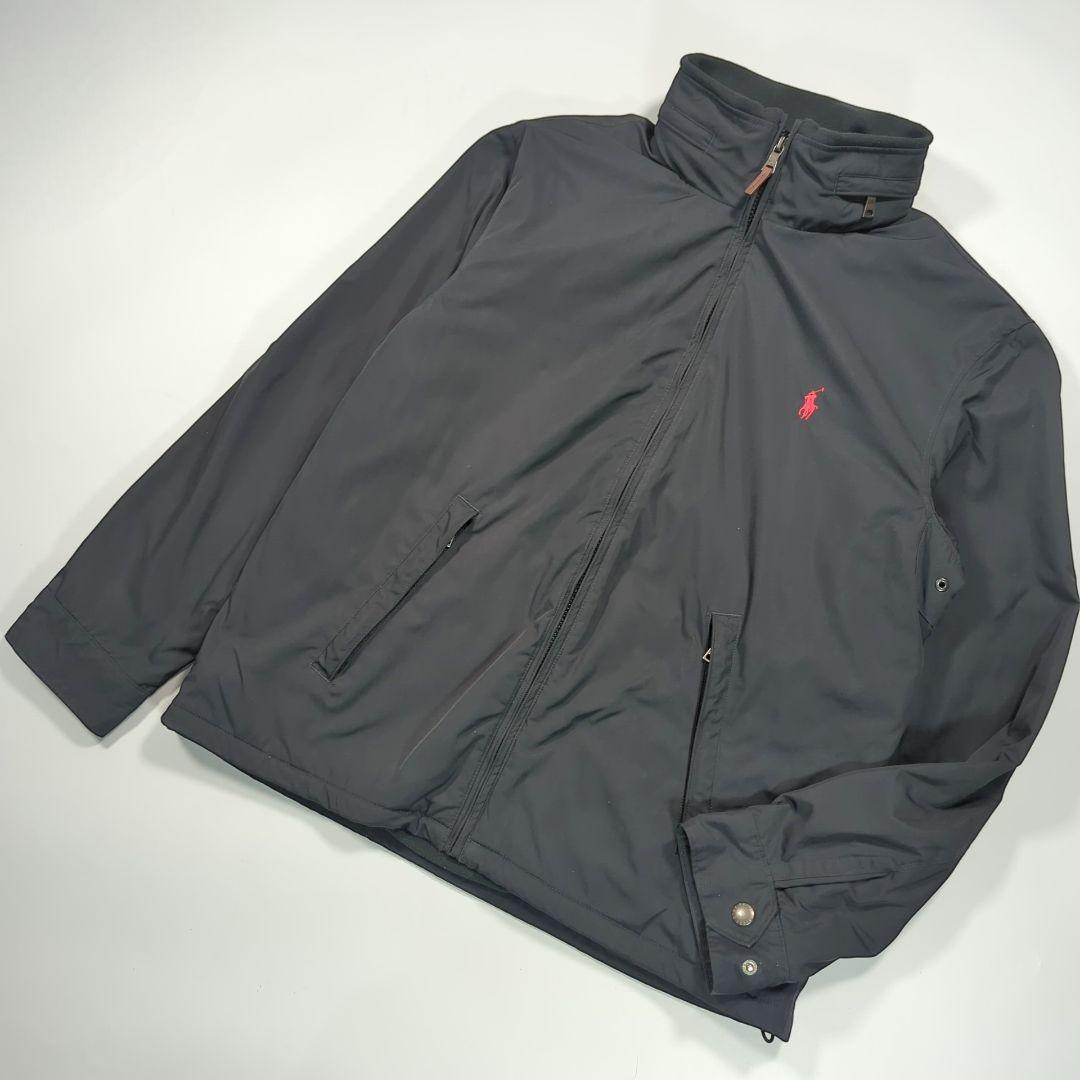 ポロラルフローレン Ｌ 中綿ナイロンジャケット フリース　ポニー刺繍