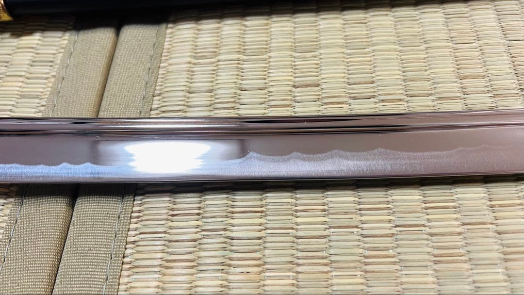 模造刀 海軍 軍刀 樋入り刀身 黒石目鞘 拵 大日本帝国 251021-1