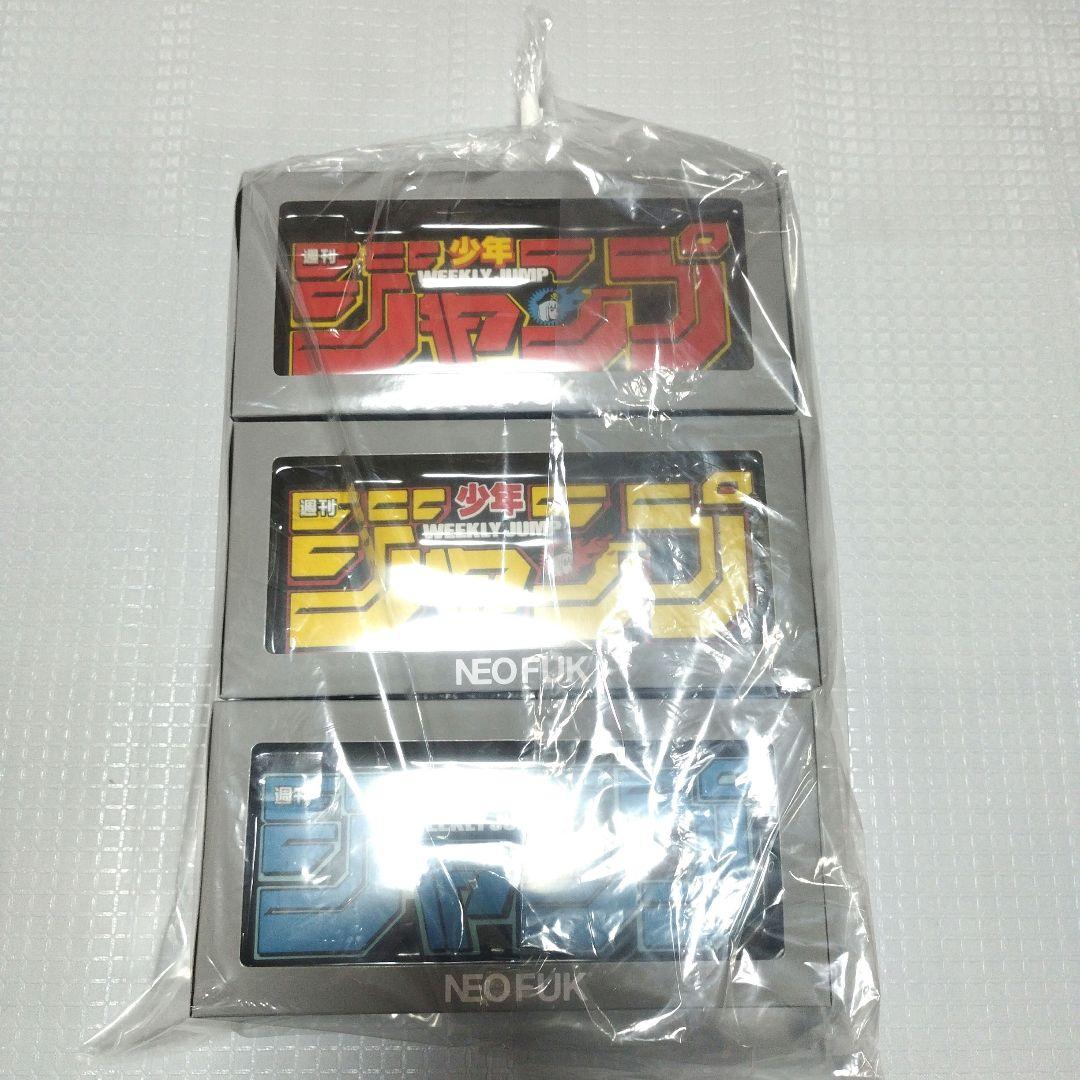 週刊少年ジャンプ × Backside works. ロゴフィギュア　赤 青 黃