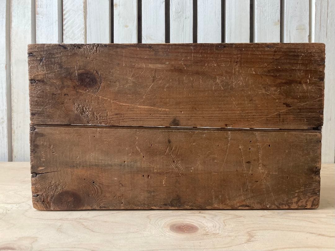 値下げBOVRIL ウッドボックス　ジャーボックス イギリス　アンティーク　木箱