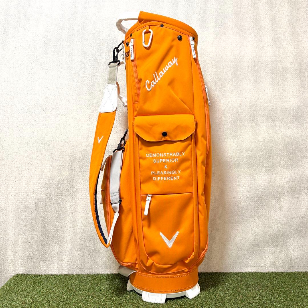 状態良好｜Callaway キャロウェイ　アドバンス　キャディバッグ　オレンジ