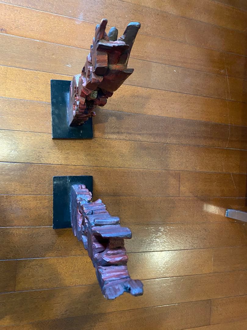 中国アンティーク　龍の彫刻