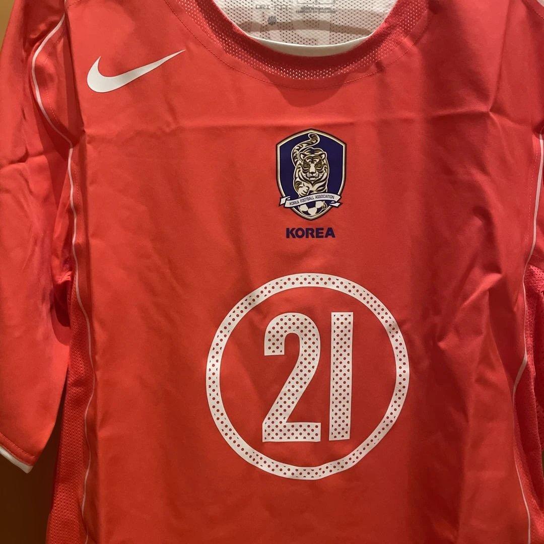 ナイキ　韓国チーム　ユニフォーム　パクチソン　L 2004