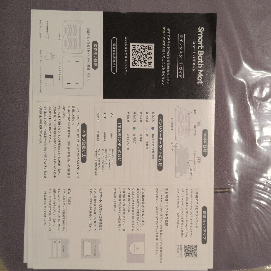 【新品未使用】2024年製　ISSIN スマートバスマット 体組成計モデル