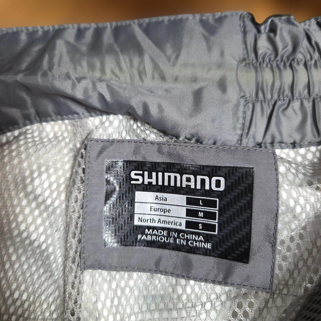 ㉛美品シマノレインスーツ レインウエア DSエクスプローラー L ベージュカモ