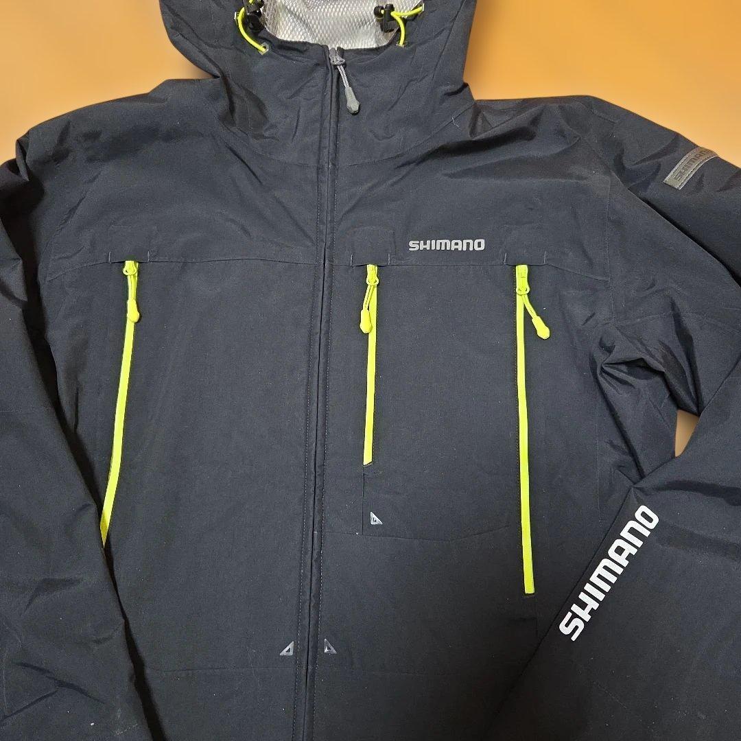 ㉛美品シマノレインスーツ レインウエア DSエクスプローラー L ベージュカモ