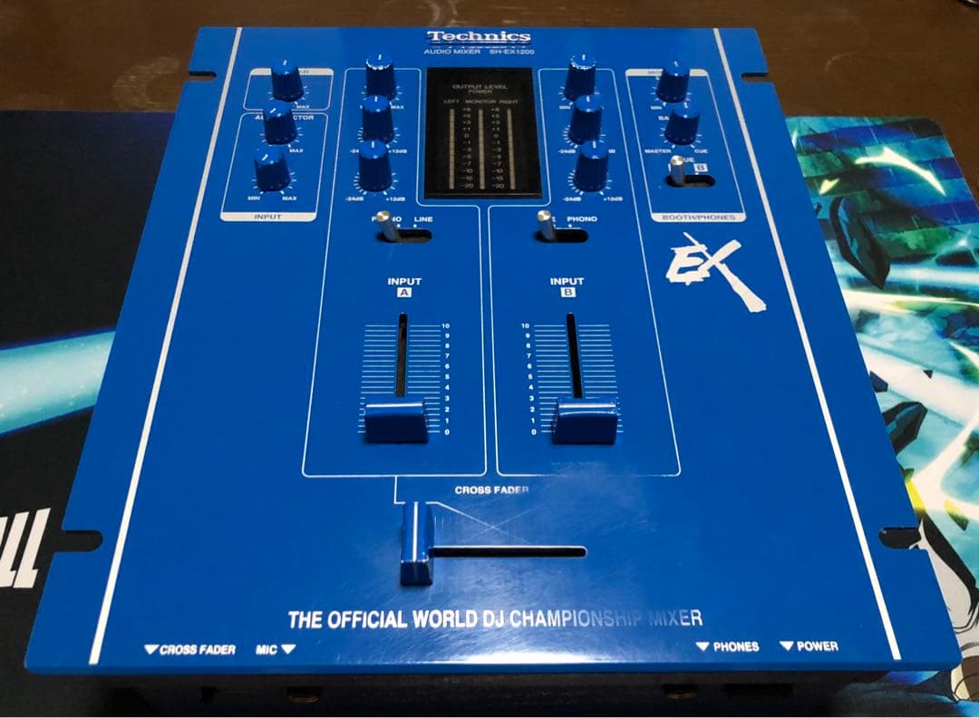 Technics SH-EX1200 DJ Audio Mixer 青　[希少]