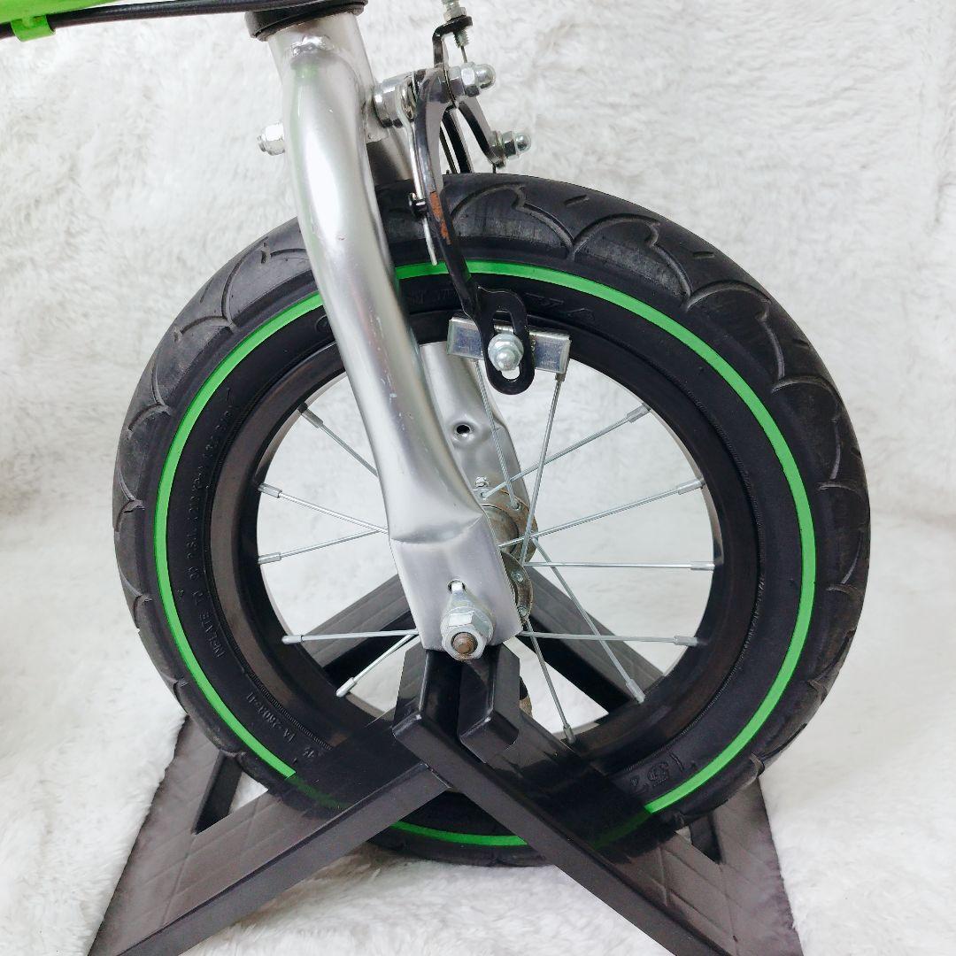 へんしんバイク 12インチ キッズバイク 希少カラー グリーン