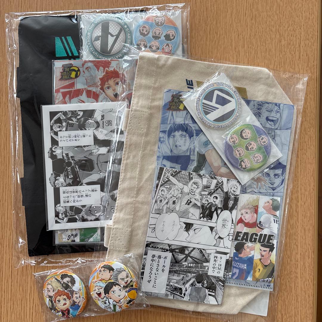 ハイキュー!! Vリーグ　チームセット・缶バッジ