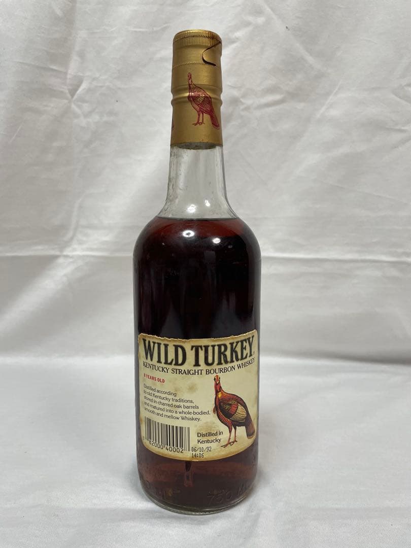 0104 WILD TURKEY ワイルドターキー 8年 旧ラベル