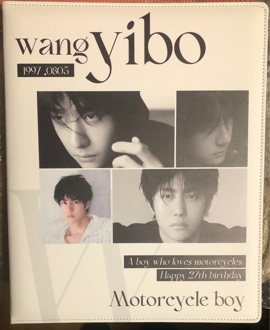 王一博 バインダー＋A4・Pカード他 カード満載アルバム