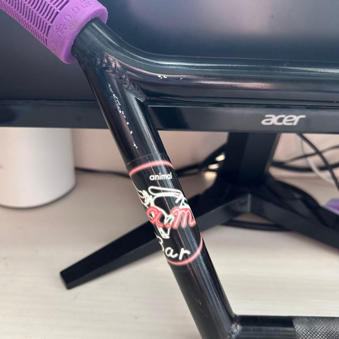 animal bmx ハンドルバー　ライズ8.25 リナレス