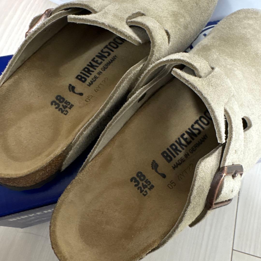 birkenstock ボストン トープ 38 ナロー