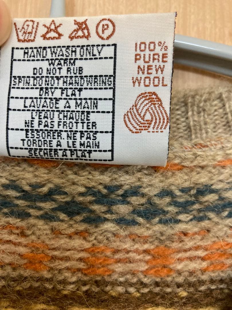 Jamieson's ノルディック柄 ウールニットベスト