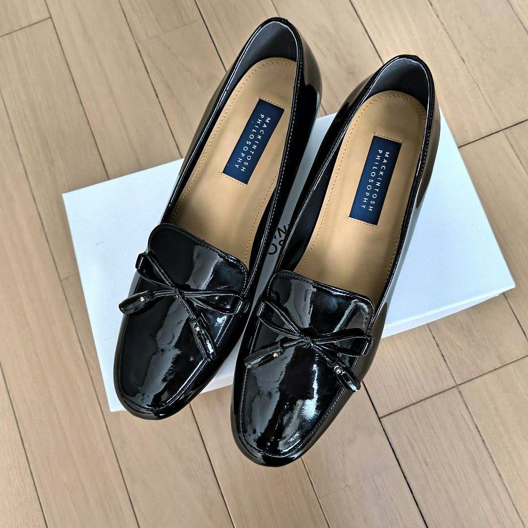 新品！マッキントッシュ フィロソフィー　タッセルモチーフオールウェザーパンプス