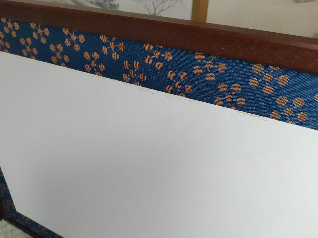 茶道具 風炉屏風先 利休梅 裏網代 両面使い 上透かし 箱付き 送料無料