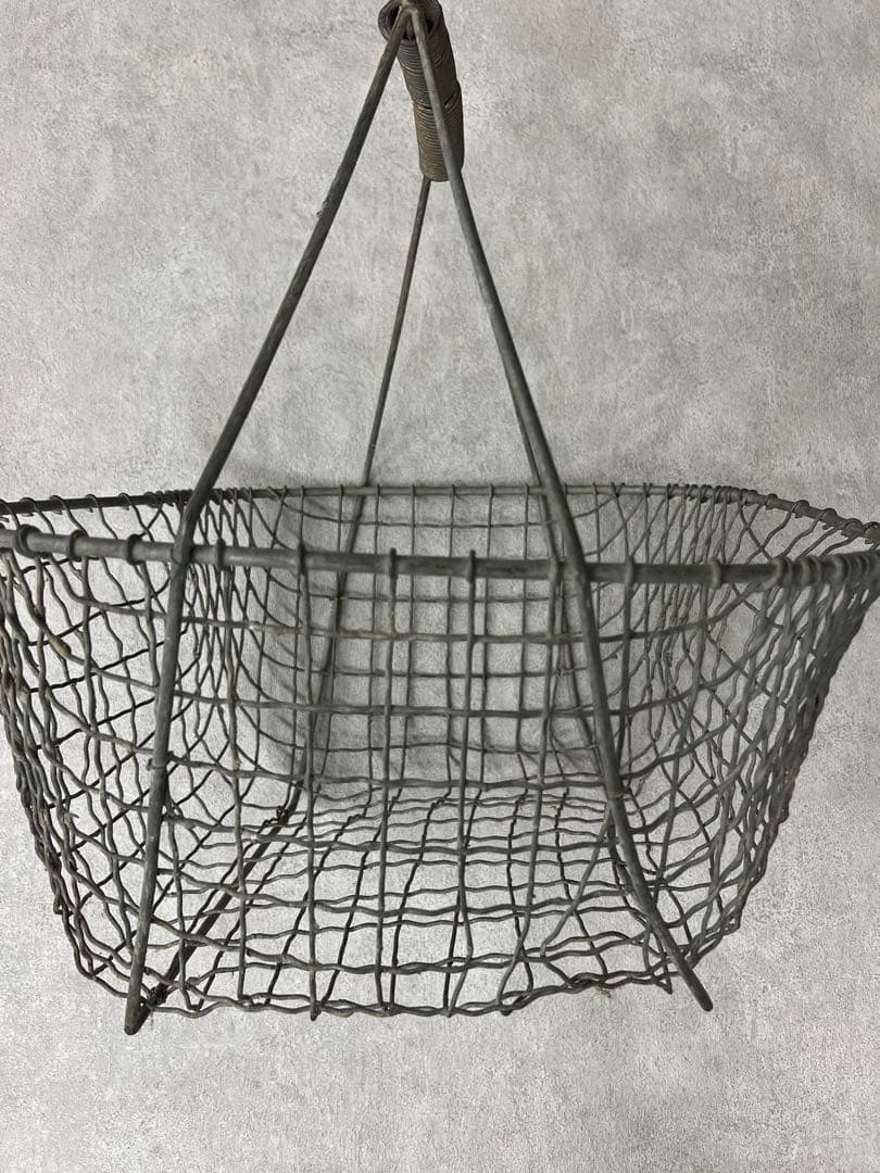 フランスアンティーク 古いアイアンバスケット ジャーナルスタンダードラックス購入