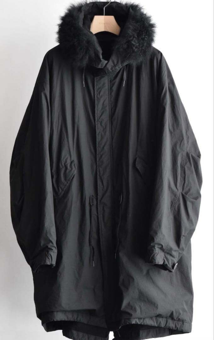 COMOLI コットンナイロンミリタリーコート