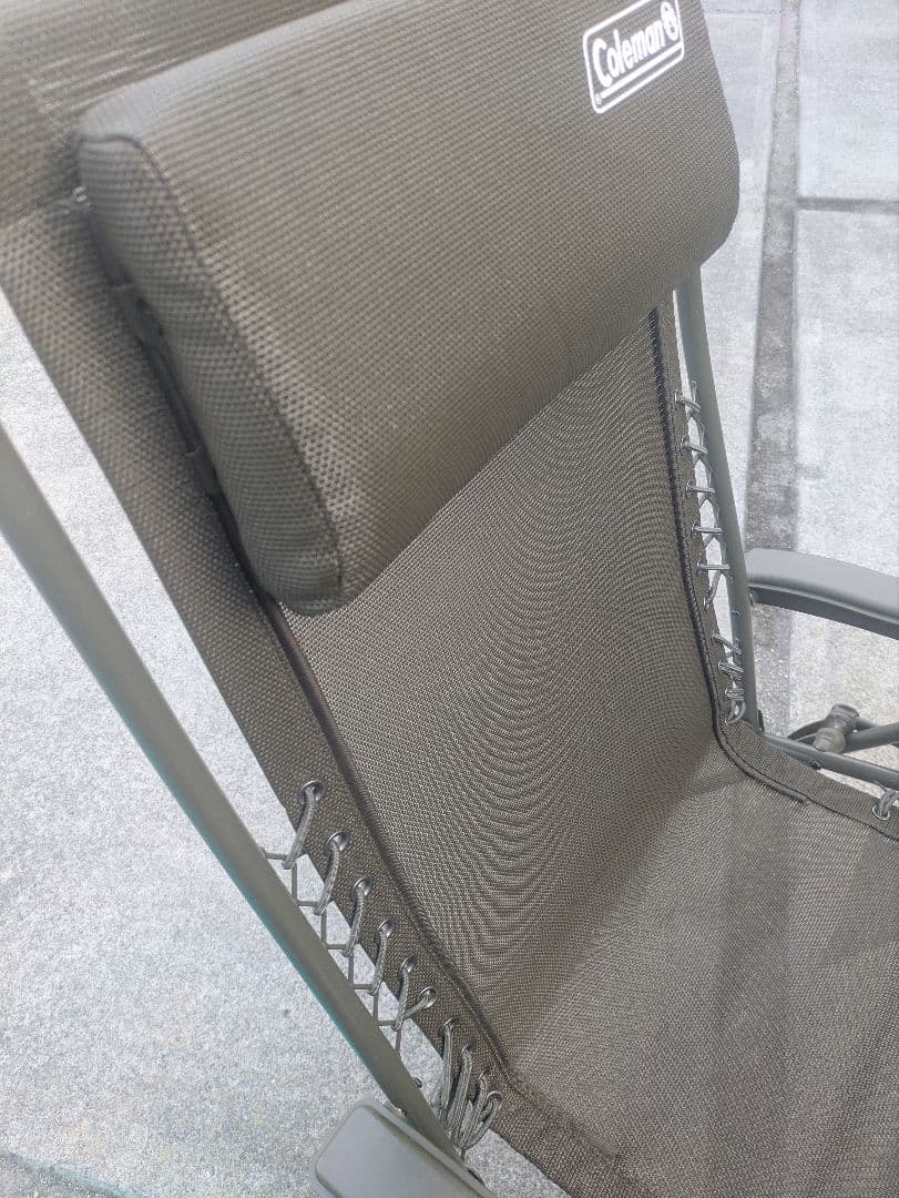 【Coleman】インフィニティチェア（オリーブ）　専用カップホルダー付き