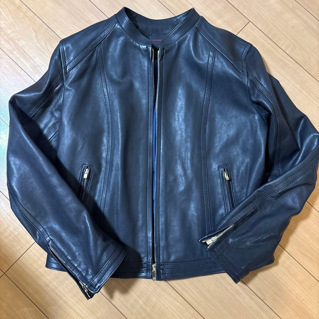 トゥモローランド　コレクション　ラムレザーブルゾン