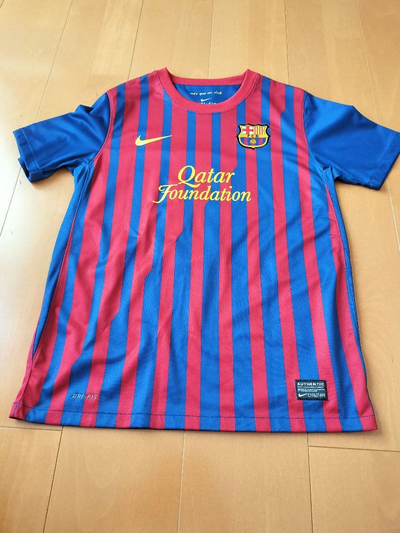 希少キッズ、女性向け★バルセロナ　シャビ　ユニフォーム　キッズＬ　155サイズ