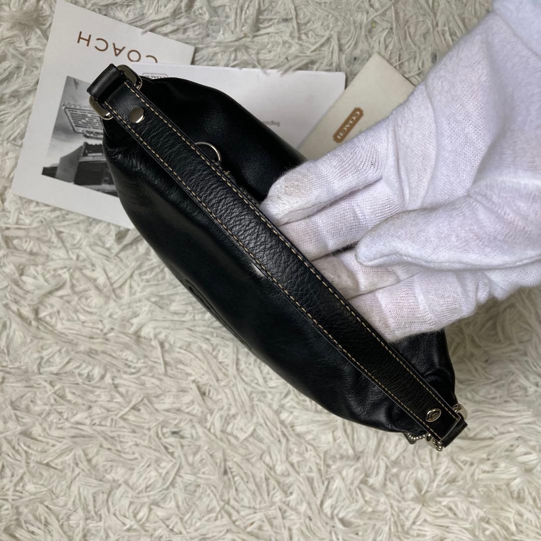 極美品 vintage coach old archive y2k 黒 ブラック