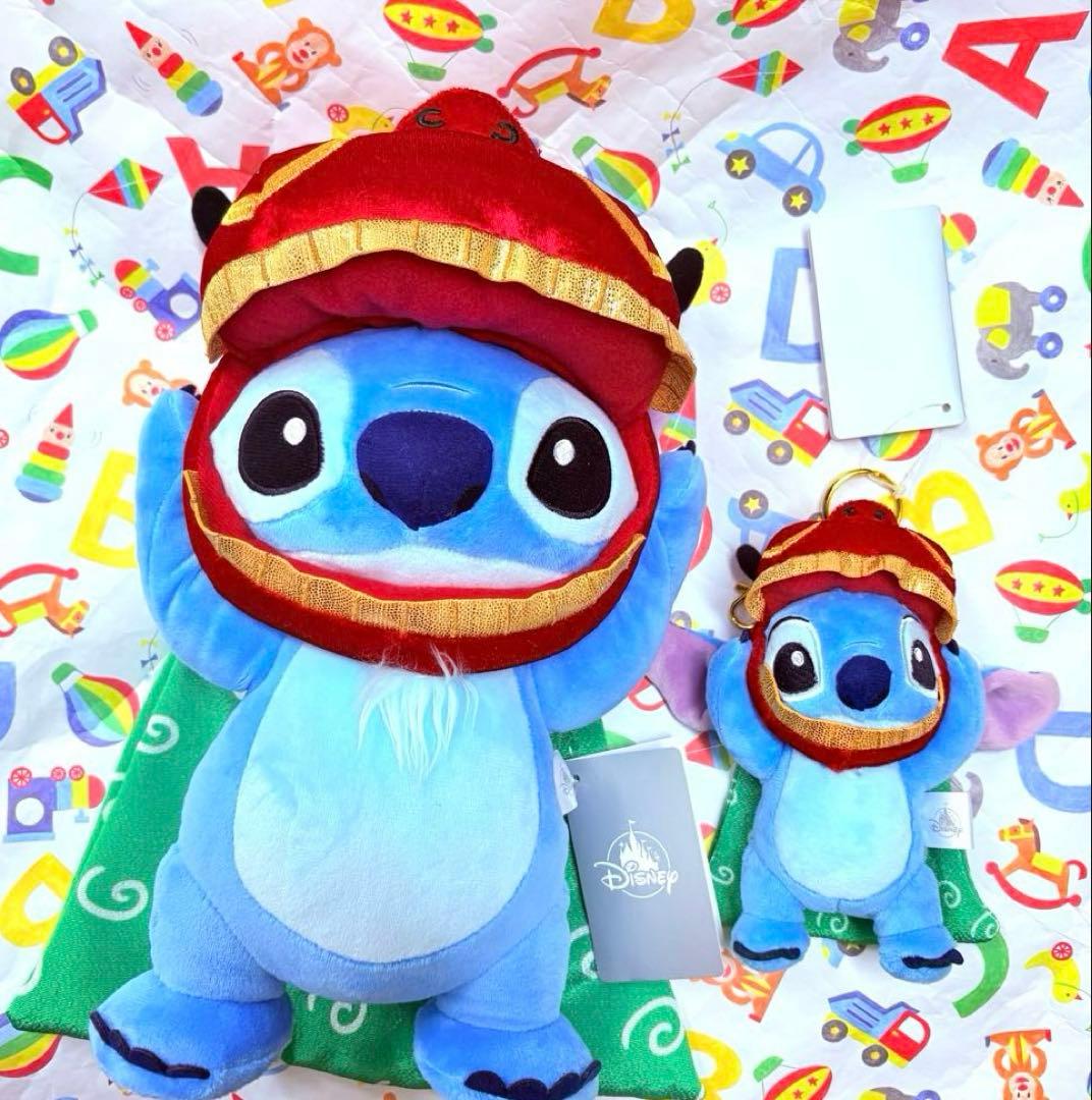 スティッチ ぬいぐるみ&キーチェーン 獅子舞 NEW YEAR STITCH
