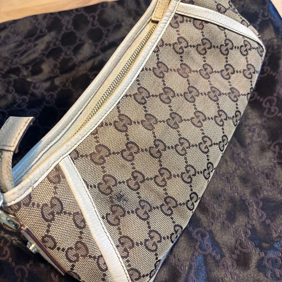 TETSU様　GUCCI アビー ベージュ ホワイト ワンショルダー