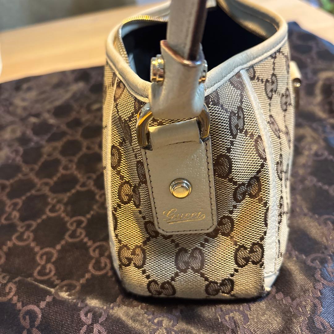 TETSU様　GUCCI アビー ベージュ ホワイト ワンショルダー