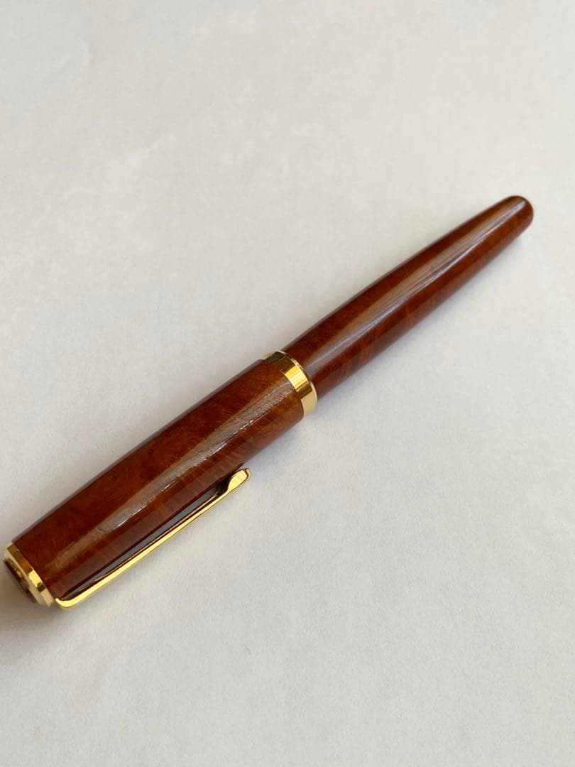 【廃番品】プラチナ万年筆　旧型ブライヤー#3776 14K 細字　コンバーター付