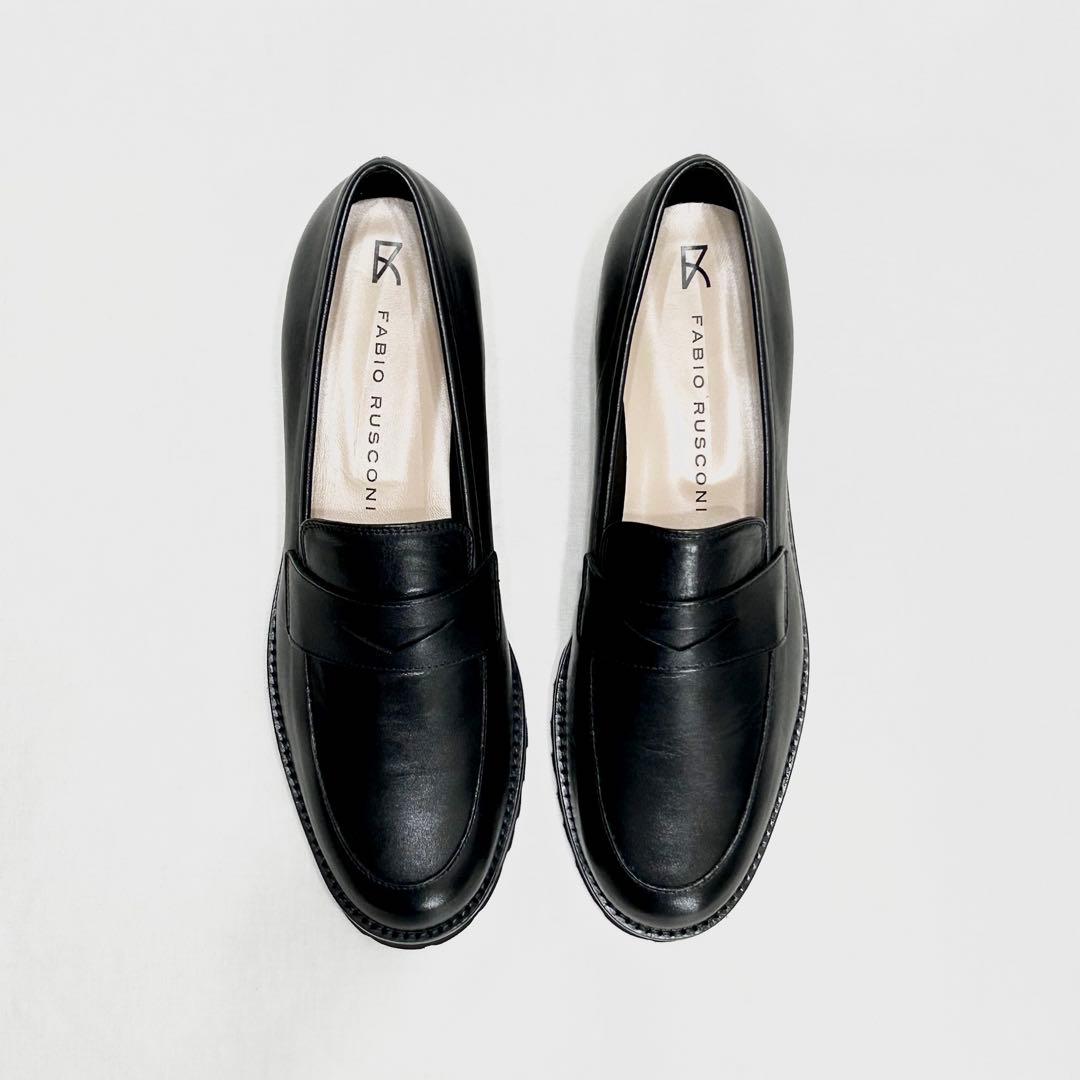 ■定4万 24AW 美品 ファビオルスコーニ 39 24.5〜25 ローファー