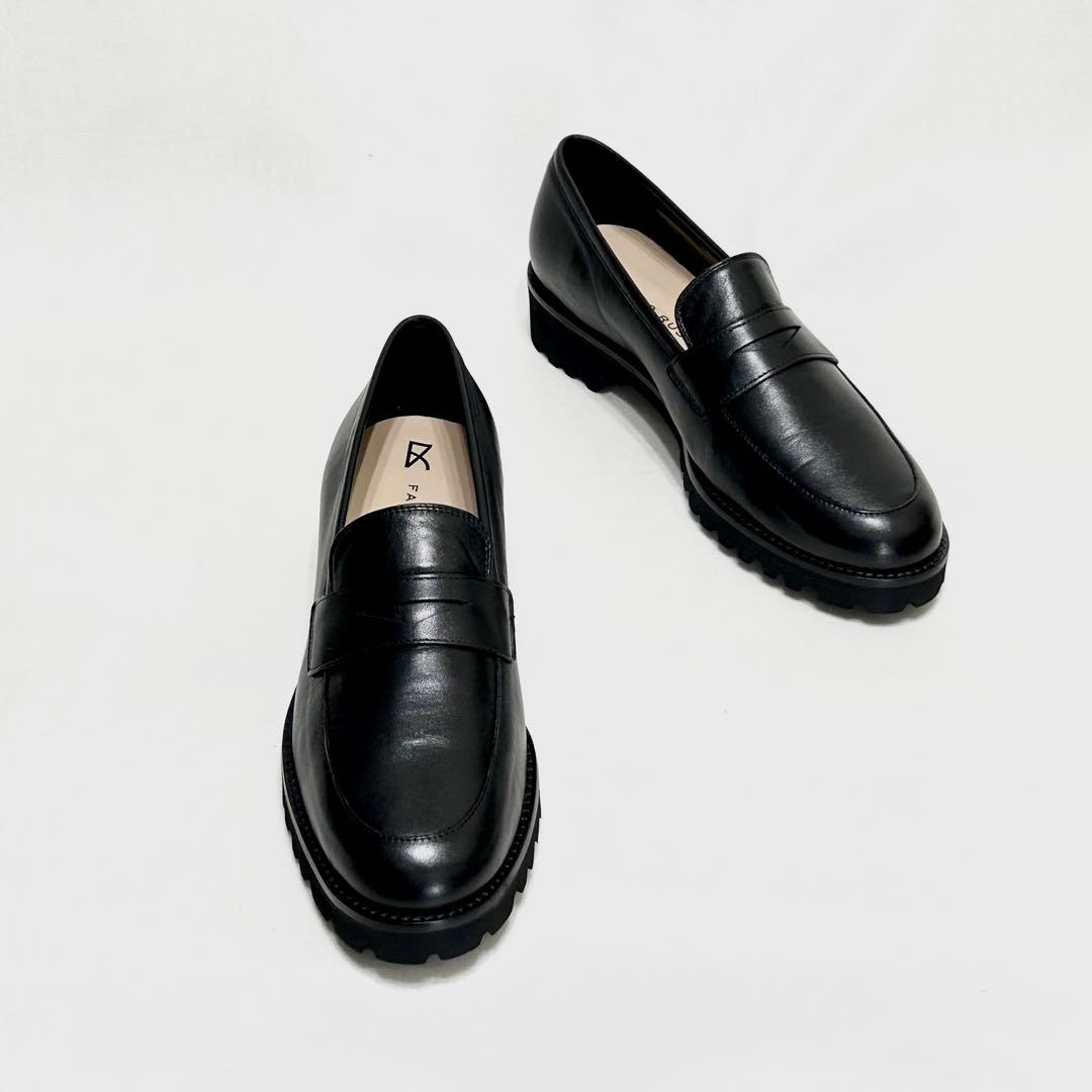 ■定4万 24AW 美品 ファビオルスコーニ 39 24.5〜25 ローファー