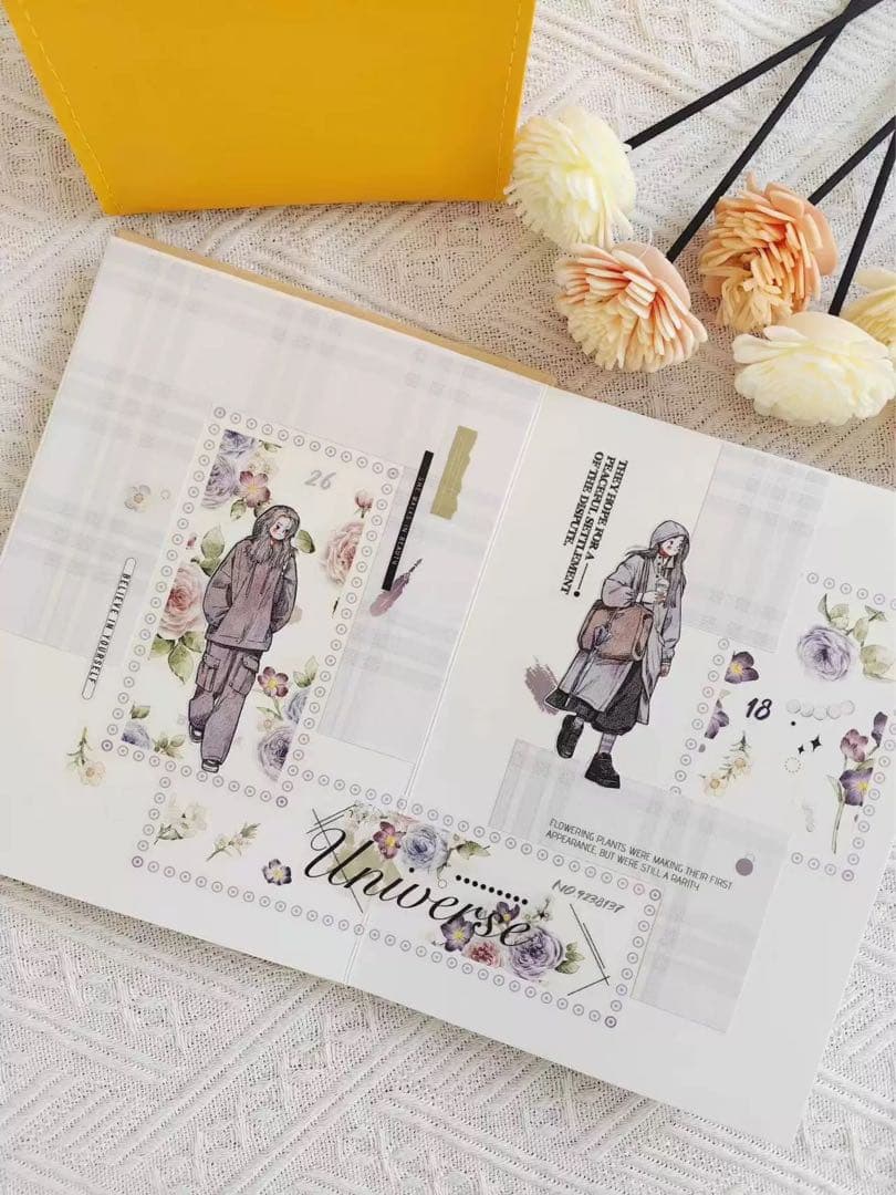 新品　走過　PET霧面型抜きタイプ　マスキングテープ　マステ　10m