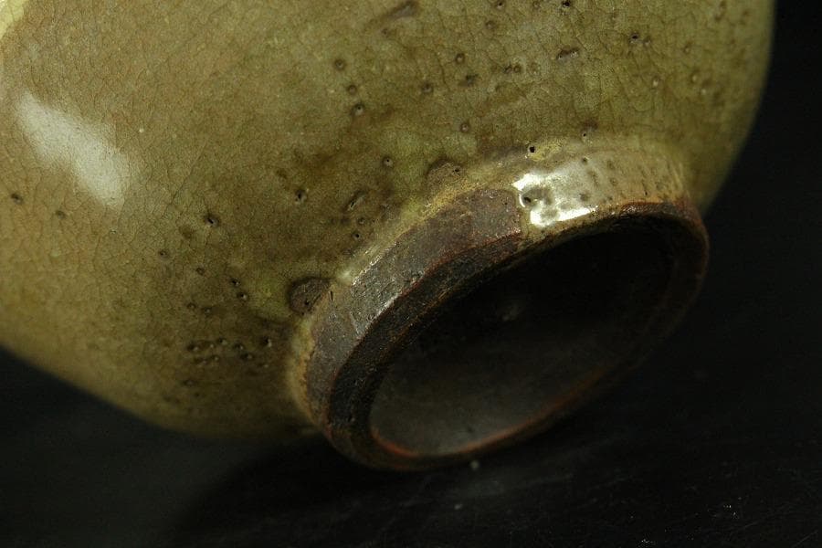 茶道具 真清水蔵六作 雲鶴三嶋 茶碗 桂又三郎 書付(K-YC559)