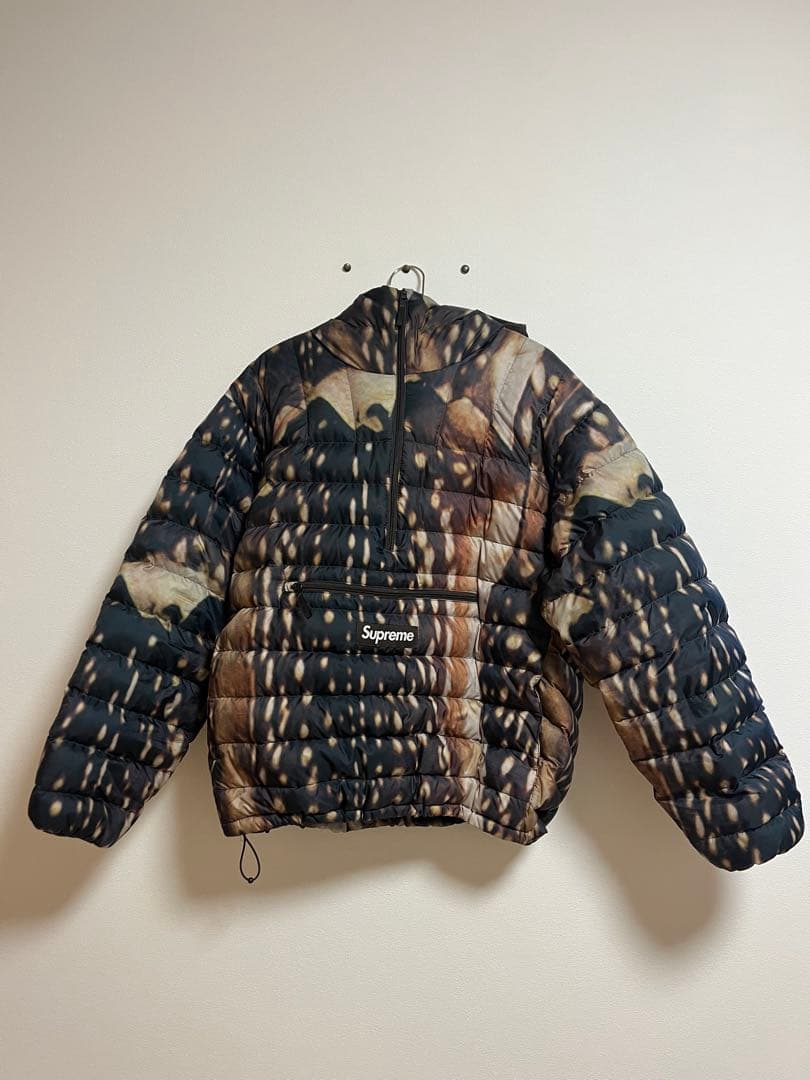 「Supreme 名作 総柄 パフ ダウン S 美品」