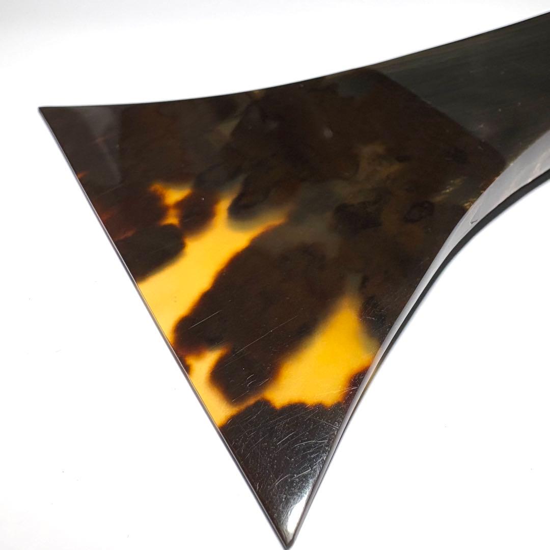 本鼈甲 三味線撥 撥先約89mm 全長180mm 重量118g 高級天然素材