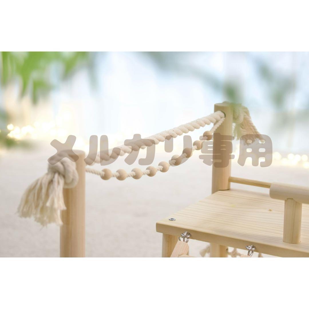 【値引き中】天然木のバードアスレチック