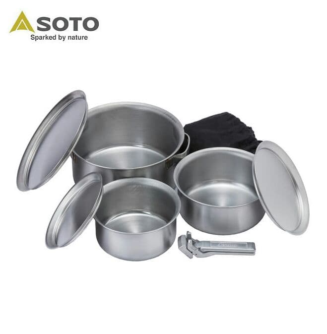 ソト SOTO 調理器具 鍋 ステンレスヘビーポット GORA ST-950