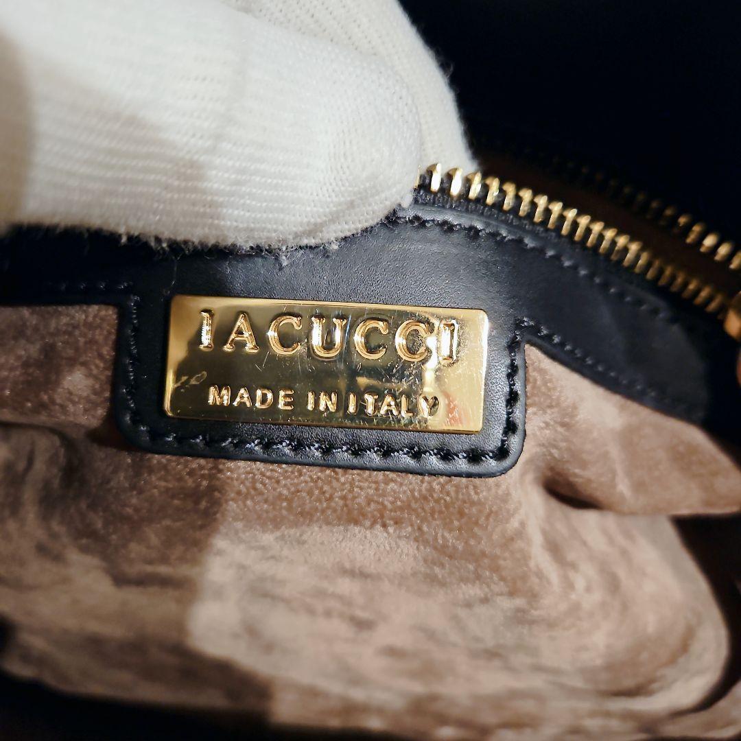 美品 イアクッチ 2way ハンドバッグ ショルダーバッグ ブラック ベラール