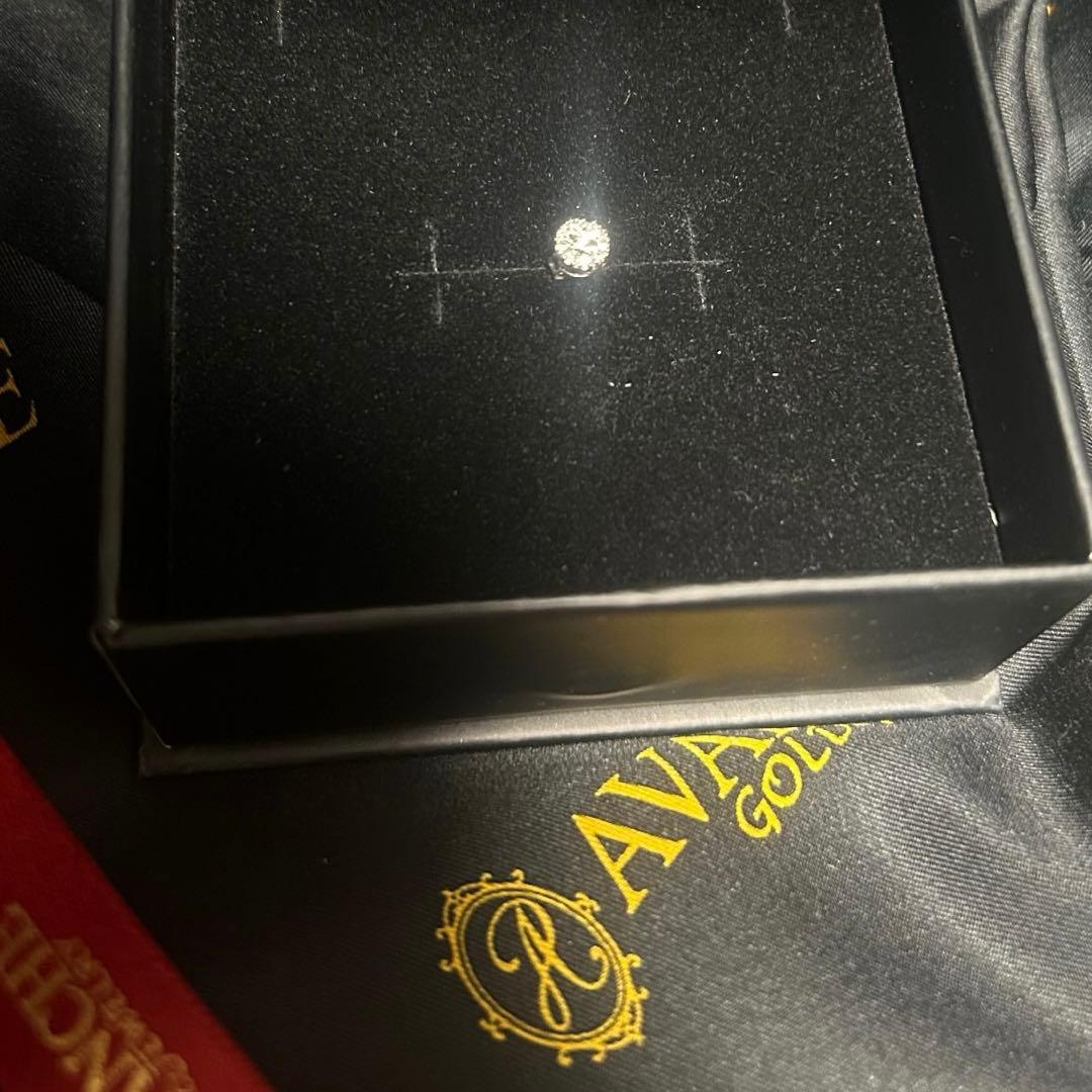 AVALANCHE ダイヤモンド 10K ホワイトゴールド ピアス 5mm