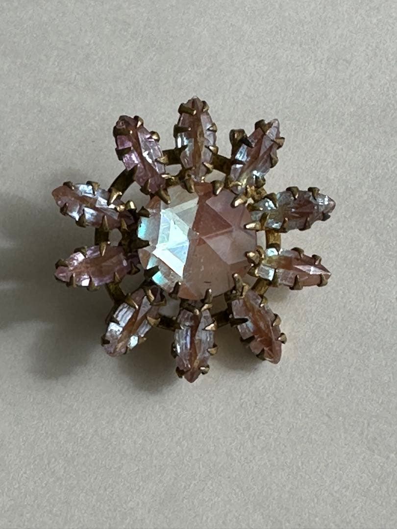 アンティーク　サフィレット　ブローチ