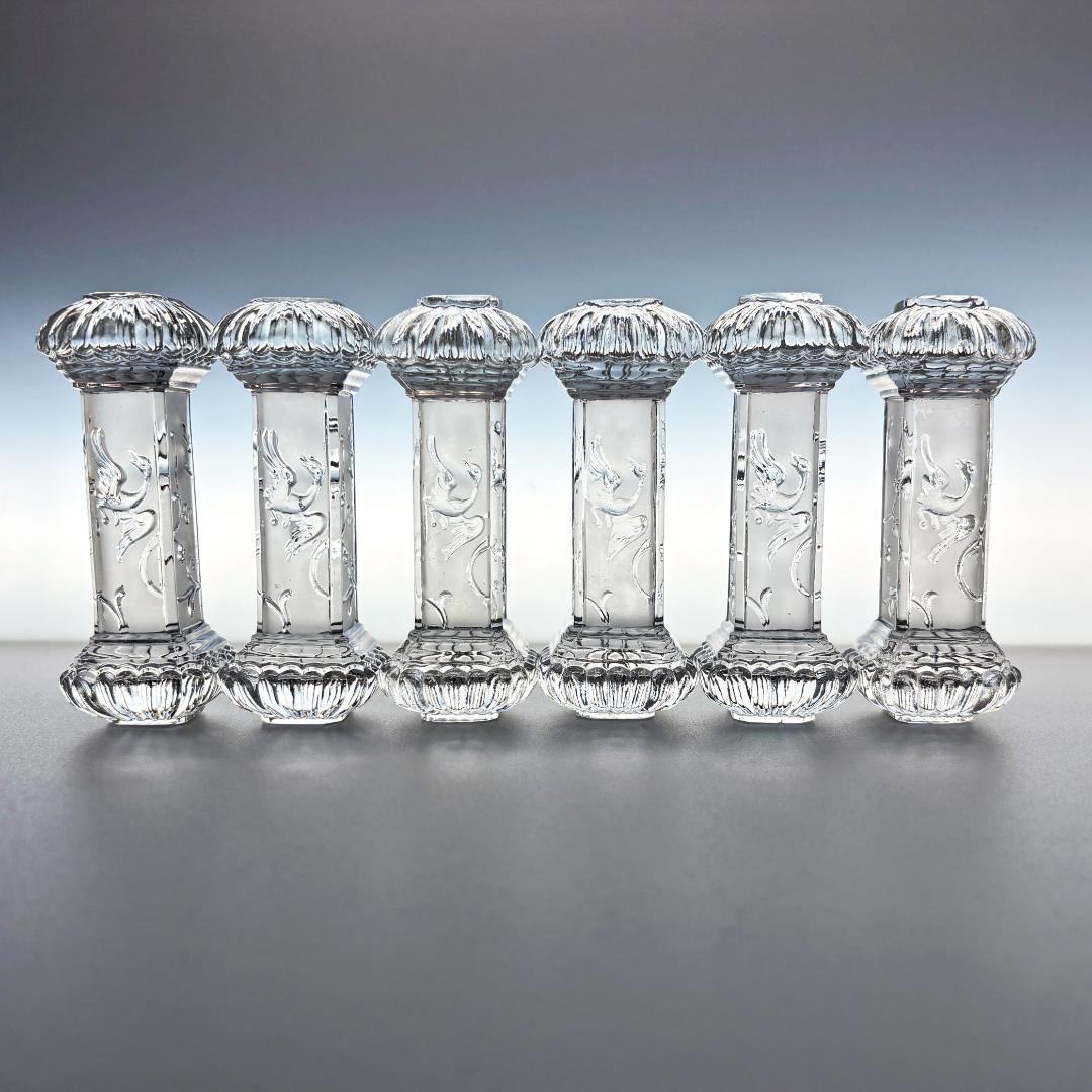 レア オールド バカラ ルネッサンス デポリ ナイフレスト 6本 セット 箸置き