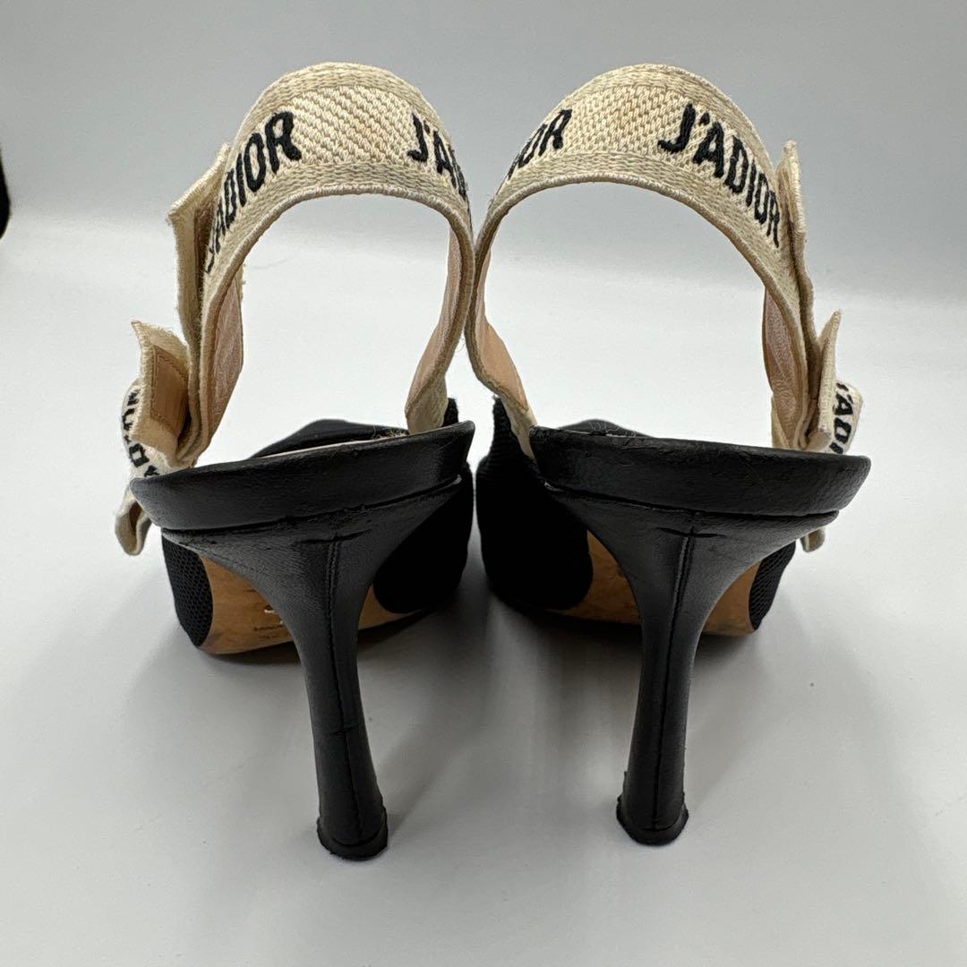 クリスチャンディオール スリングバック　サンダル 34.5 22cm 人気