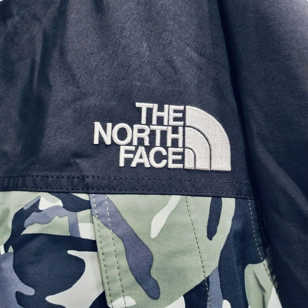 【ノースフェイス】ノベルティマウンテンライトジャケットカモフラ柄 ゴアテックス