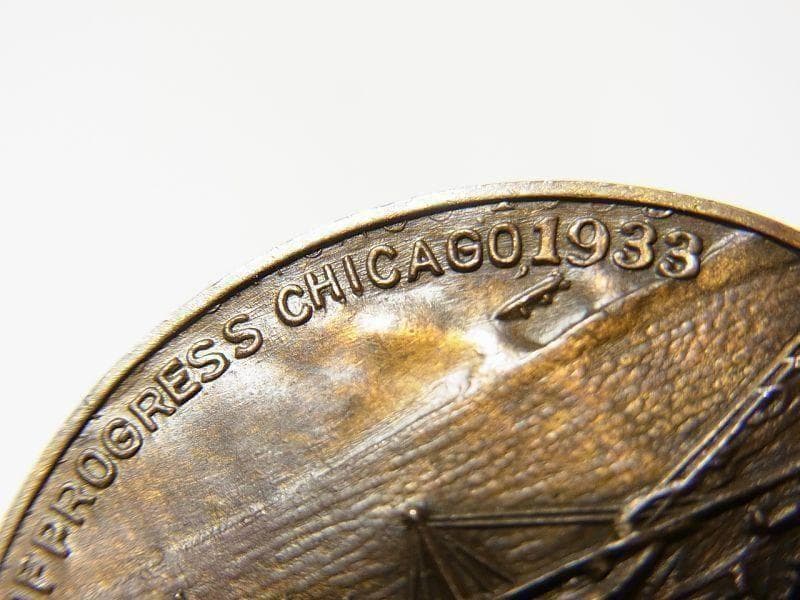 《k250》１９３３年 シカゴ万国博覧会 Leonard社 記念キーフォルダー