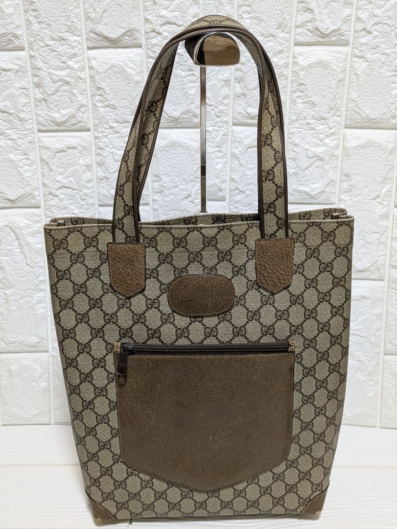 GG柄トートバッグ ブラウン系