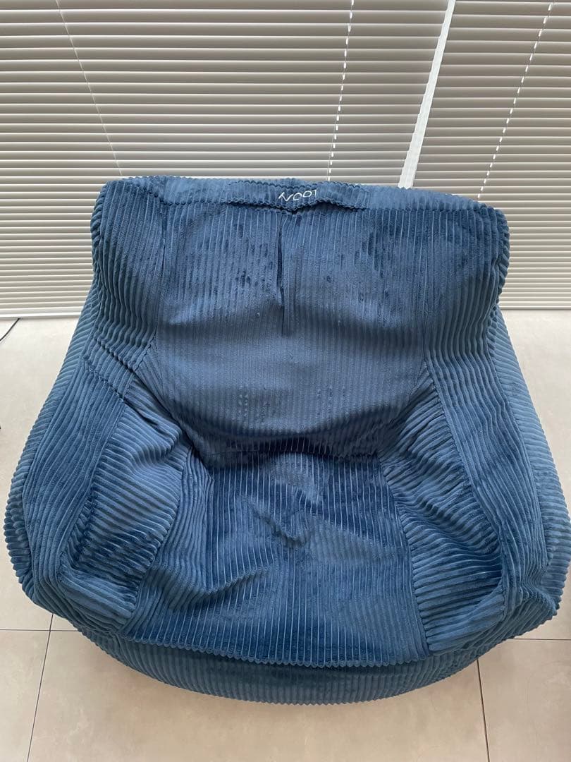 HUGME 1人掛けビーズソファ　NAVY