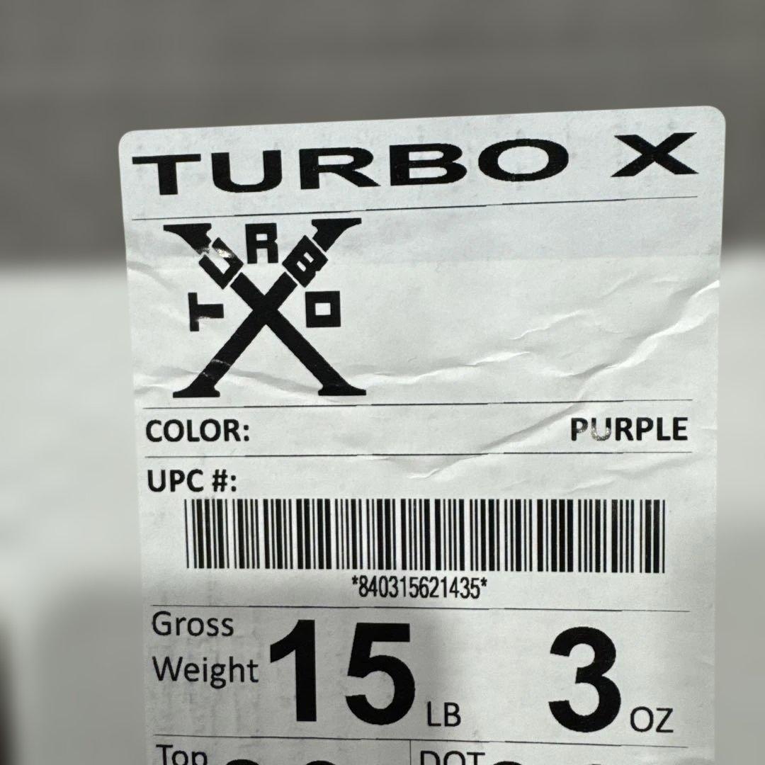 TURBO X ボウリングボール パープル 15LB 3OZ