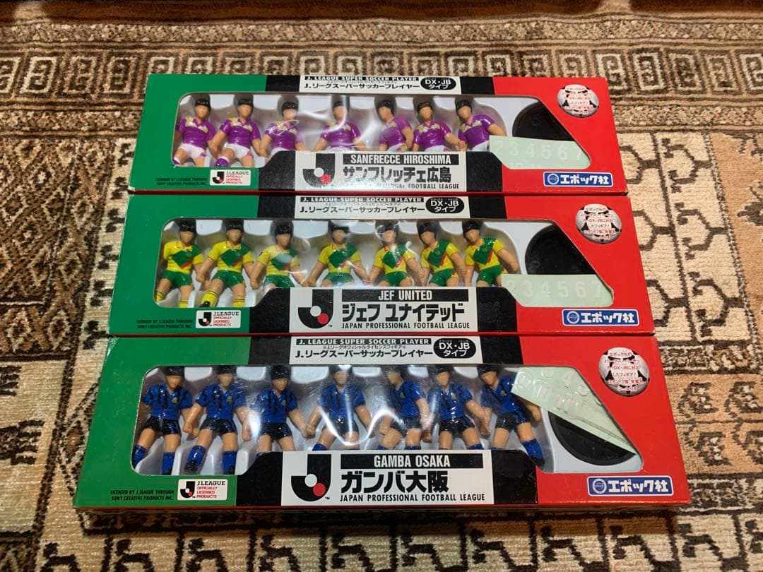 未開封 エポック社 Jリーグ スーパーサッカープレイヤー DX•JBタイプ 6種