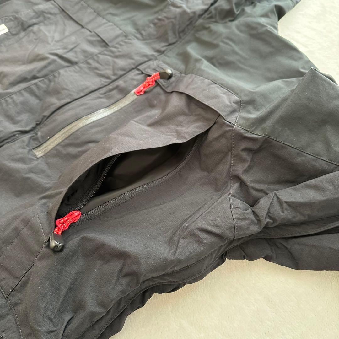 デサント オルテライン　スキーウェア（L相当）黒　裏起毛　ナイロン